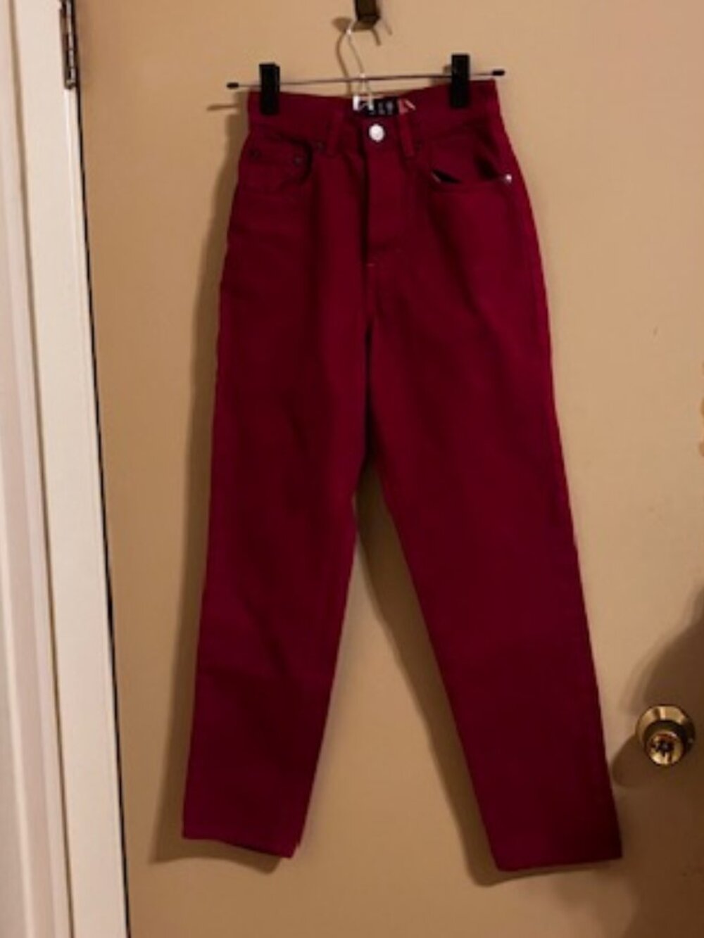 Gap Cranberry Red Classic Fit Denim Jeans